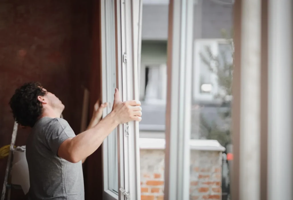 Fenstertausch im bewohnten Einfamilienhaus
